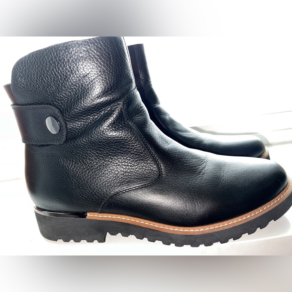 Franco Sarto Chevelle Waterproof Black Boot Women’s Size 8